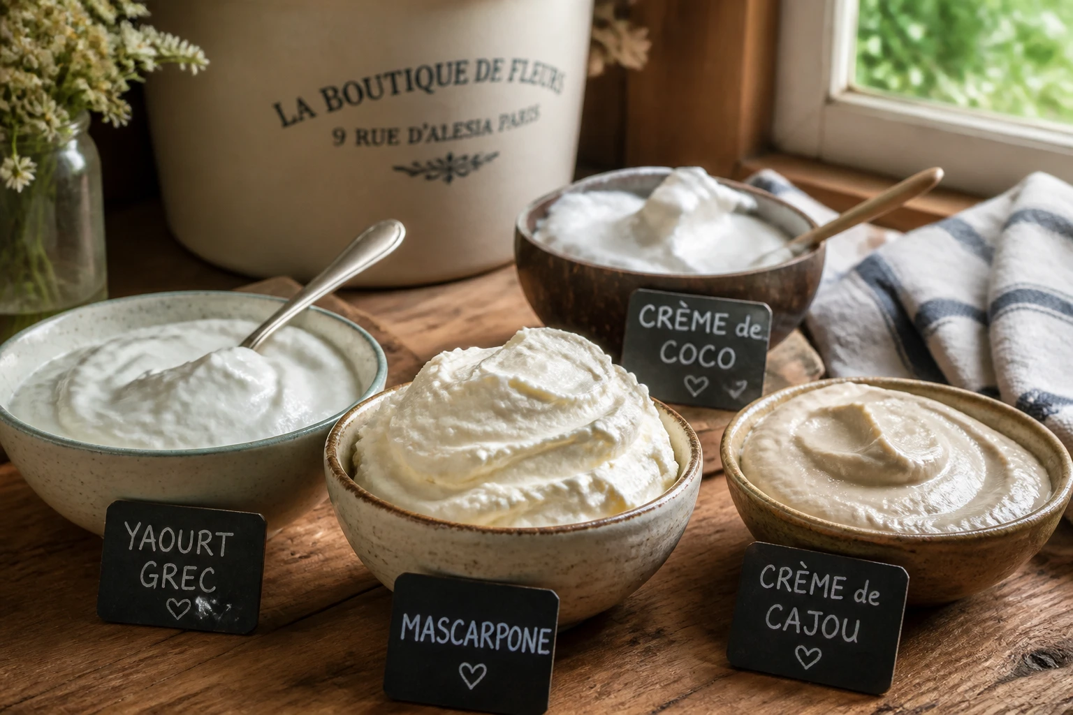 Remplacer la crème fraîche : le guide pratique par usage