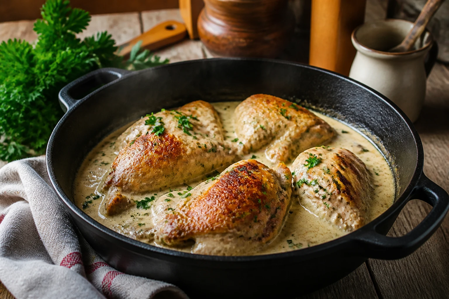 Le poulet à la crème de ma grand-mère, comme autrefois