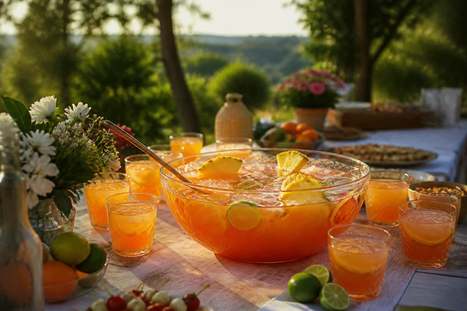 Punch pour 50 personnes : la recette et les bons dosages